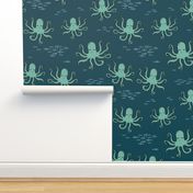 octopus // ocean fish kids nautical ocean kids 