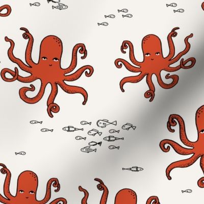 octopus // nautical summer preppy ocean kids summer 