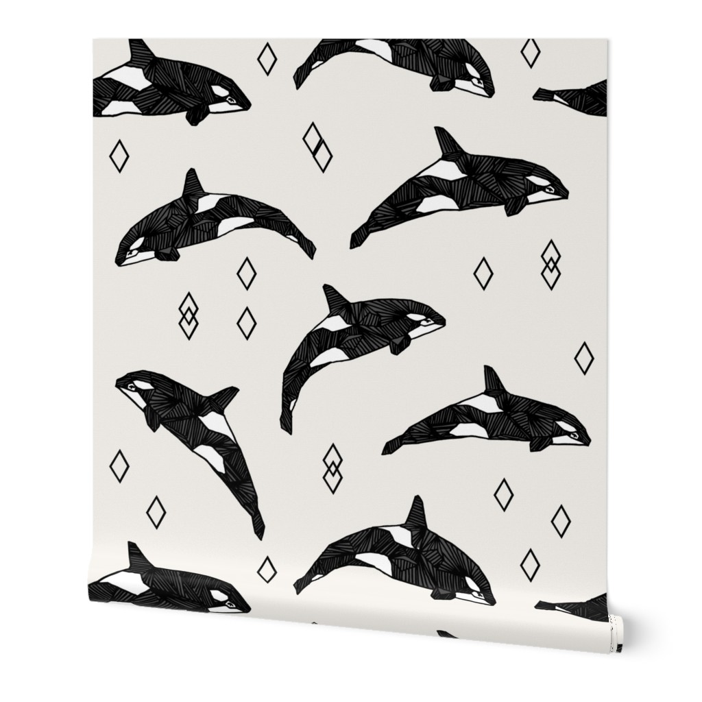 orca whales // ocean water kids nautical summer kids 