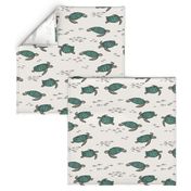 sea turtles // ocean nautical summer kids turtles reptiles