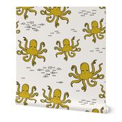 octopus // kids animals ocean nautical baby ocean animals