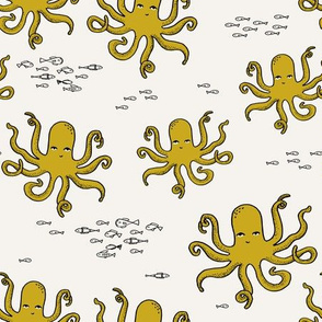 octopus // kids animals ocean nautical baby ocean animals
