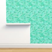 double watercolor squares in teal green