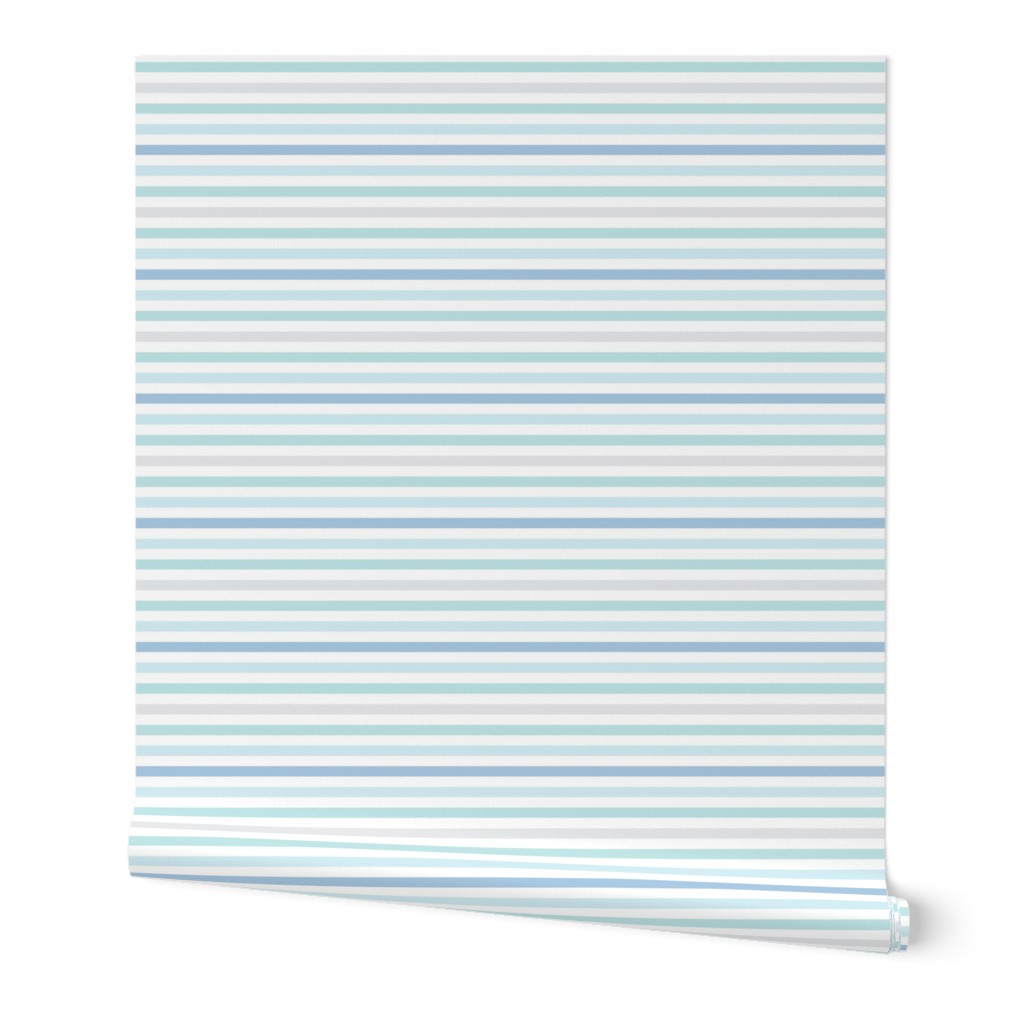 multi blue stripes