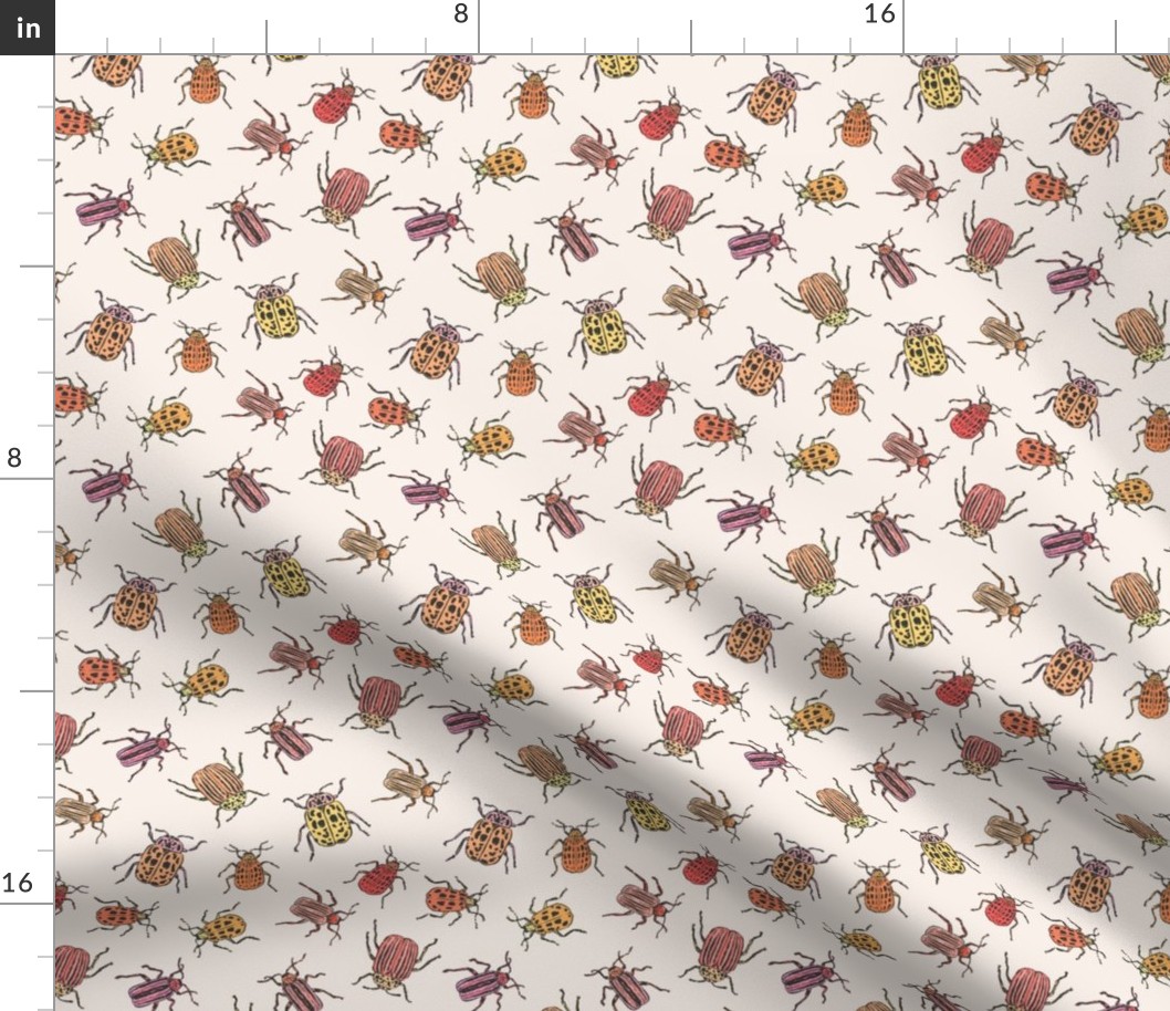 Pretty Beetles | Peach