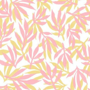 palm beach - yellow and pink