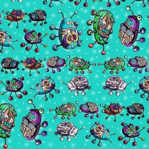 BEETLE MANIA green sea ladybug scarab