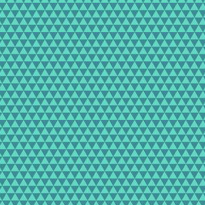 Space Triangles - Teal