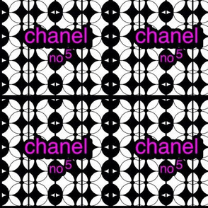 Coco Chanel Fabric, Wallpaper and Home Decor