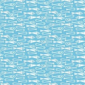 Fish - Soft Blue (Tiny Version) by Andrea Lauren