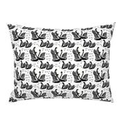 swans // black and white swans girls sweet birds lily origami 