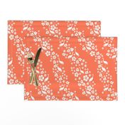 Crane Stripes - Bright Peach by Andrea Lauren