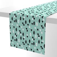 Triangle Coordinates - Pale Turquoise by Andrea Lauren 