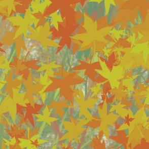 Tossed Autumn Leaves