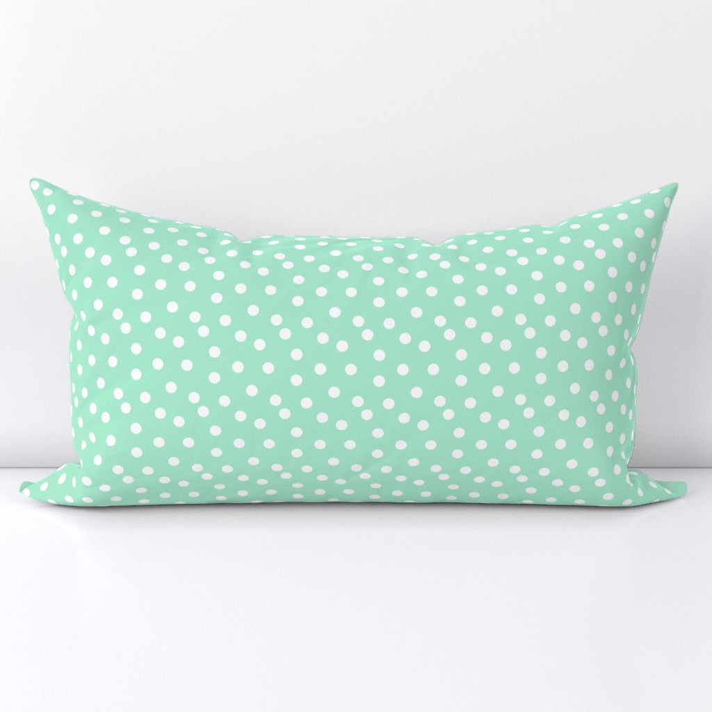 Polka Dots - Pistachio (Small Version) by Andrea Lauren