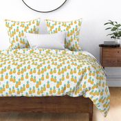 pineapple // block print sweet tropical fruits summer pineapples hawaii