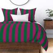 green and red stripes