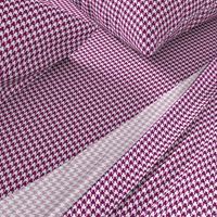 The Houndstooth Check ~ Pompadour Purple