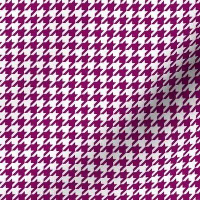 The Houndstooth Check ~ Pompadour Purple