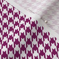 The Houndstooth Check ~ Pompadour Purple