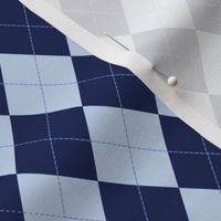 Argyle (blue) - 1.5in