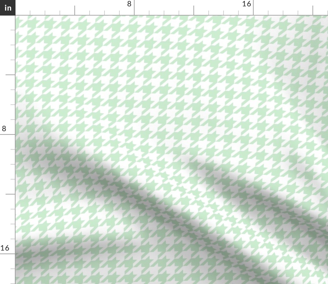 The Houndstooth Check ~ Viennese Mint