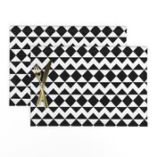 Modernist Argyle ~ Black and White