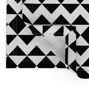 Modernist Argyle ~ Black and White