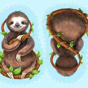 Sloth Plush Pillow