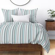 Turquoise black  stripe coordinate stripes