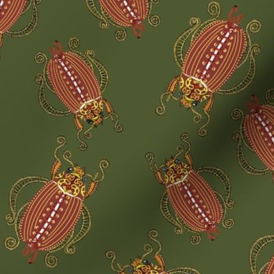 Waistcoat_beetles_on_Gorgeous_Dark_Green