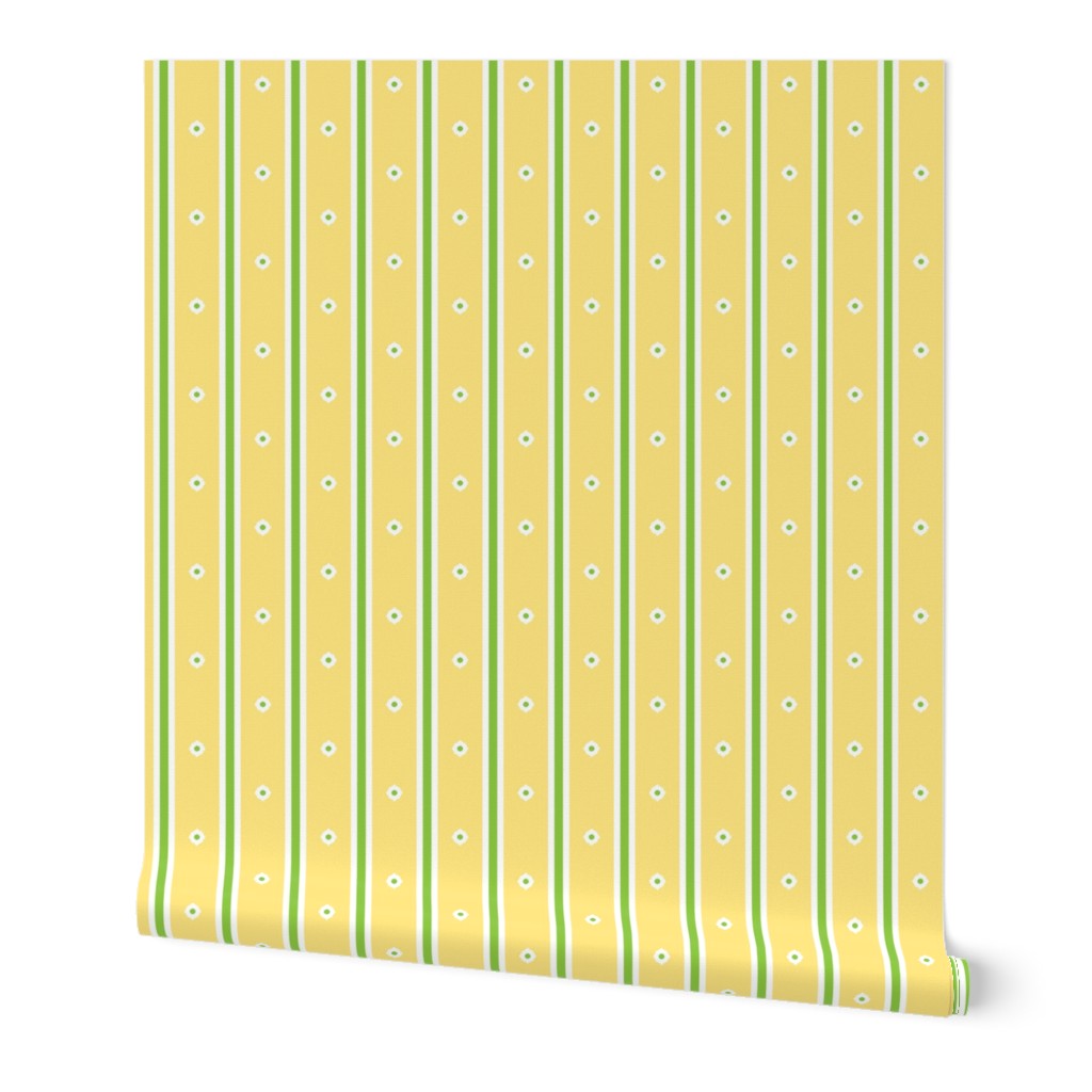 Lemon Blossom Stripe