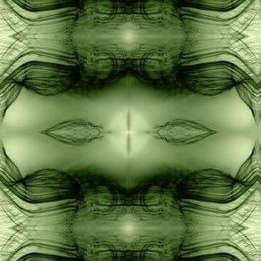 GREEN ABSTRACT "CALMNESS"