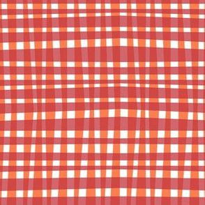 Tangerine Gingham