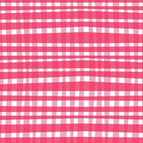 Raspberry Gingham