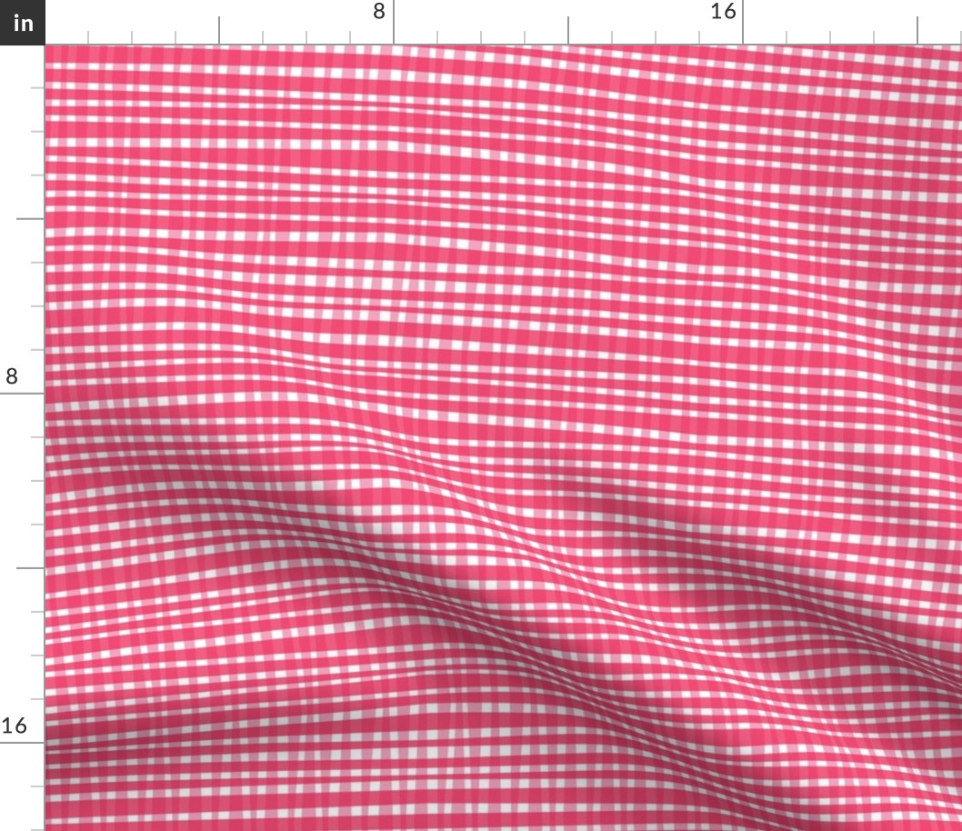 Raspberry Gingham