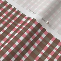 Chocolate Bubblegum Gingham