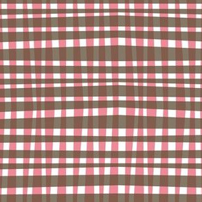 Chocolate Bubblegum Gingham