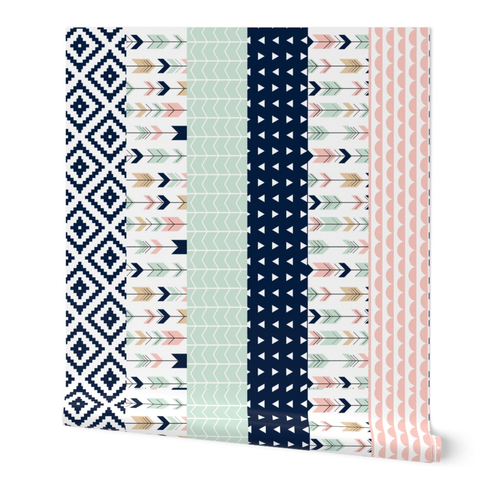 Briar Woods Wholecloth 1 yard cut // cheater quilt