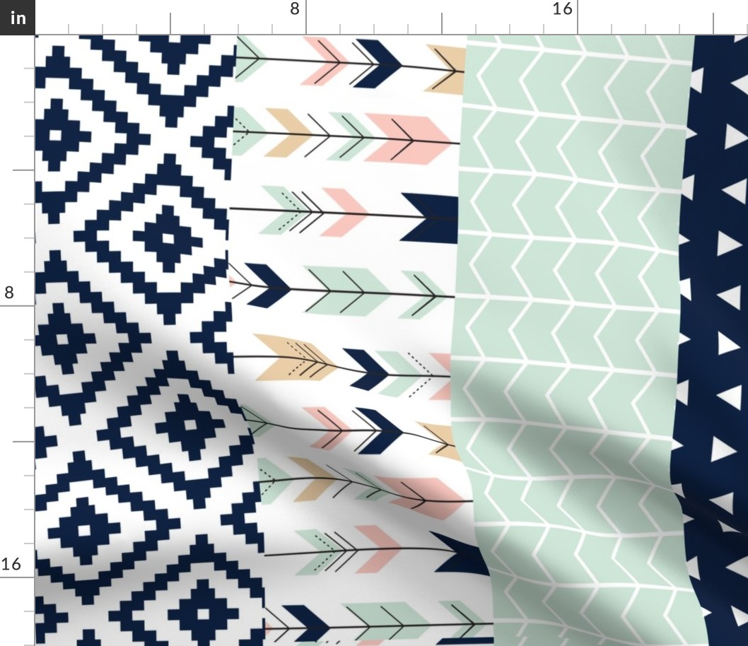 Briar Woods Wholecloth 1 yard cut // cheater quilt