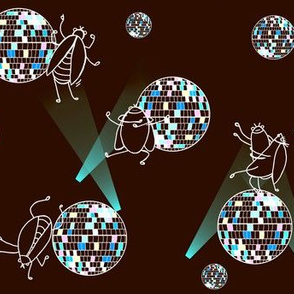 Disco dung beetle dance party