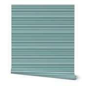 Nautical Stripes Sea Green & Vintage Blue