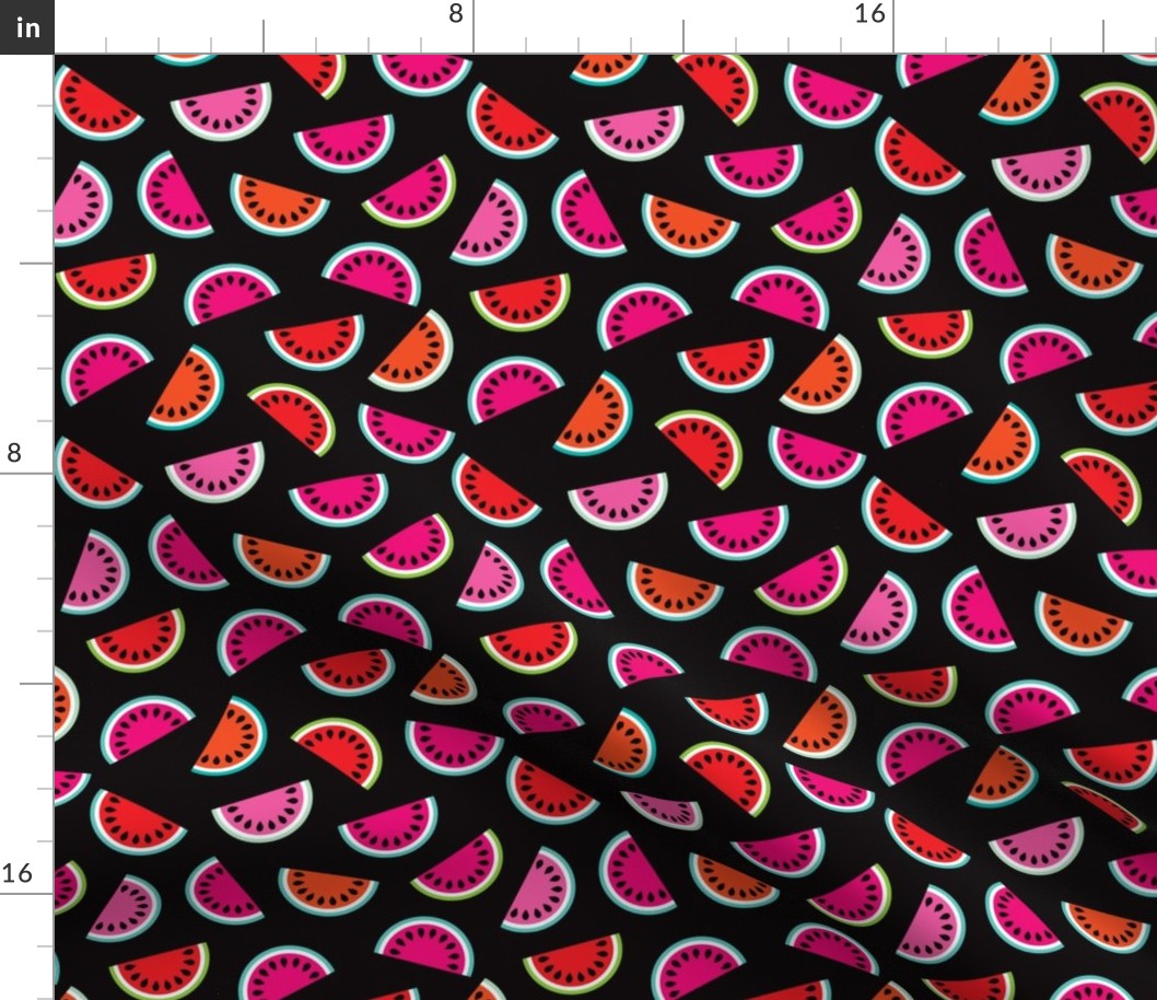 Colorful summer water melon fruit illustration pattern