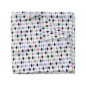 Geometric pastel modern diamond scandinavian abstract pattern