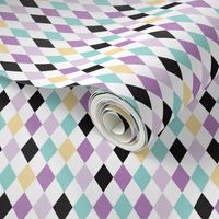 Geometric pastel modern diamond scandinavian abstract pattern