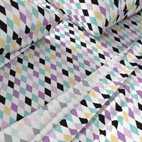 Geometric pastel modern diamond scandinavian abstract pattern