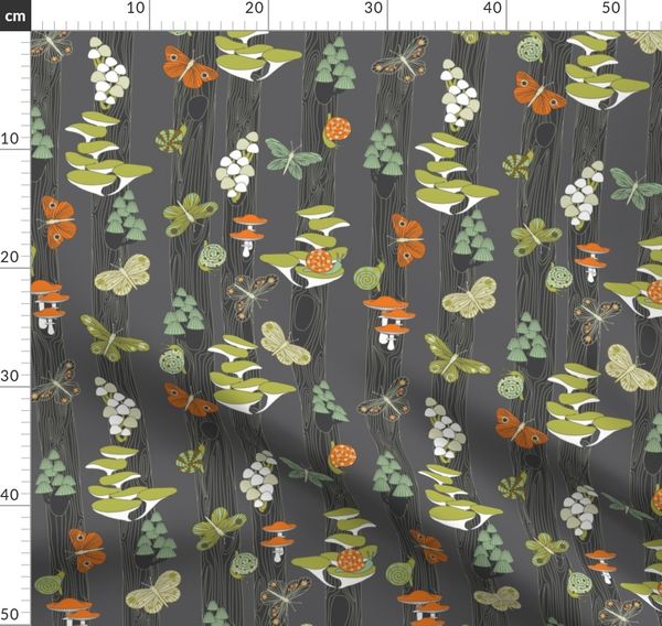 toadstools in the woods - Spoonflower