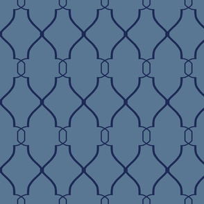 Laura Trellis in French Blue and Navy
