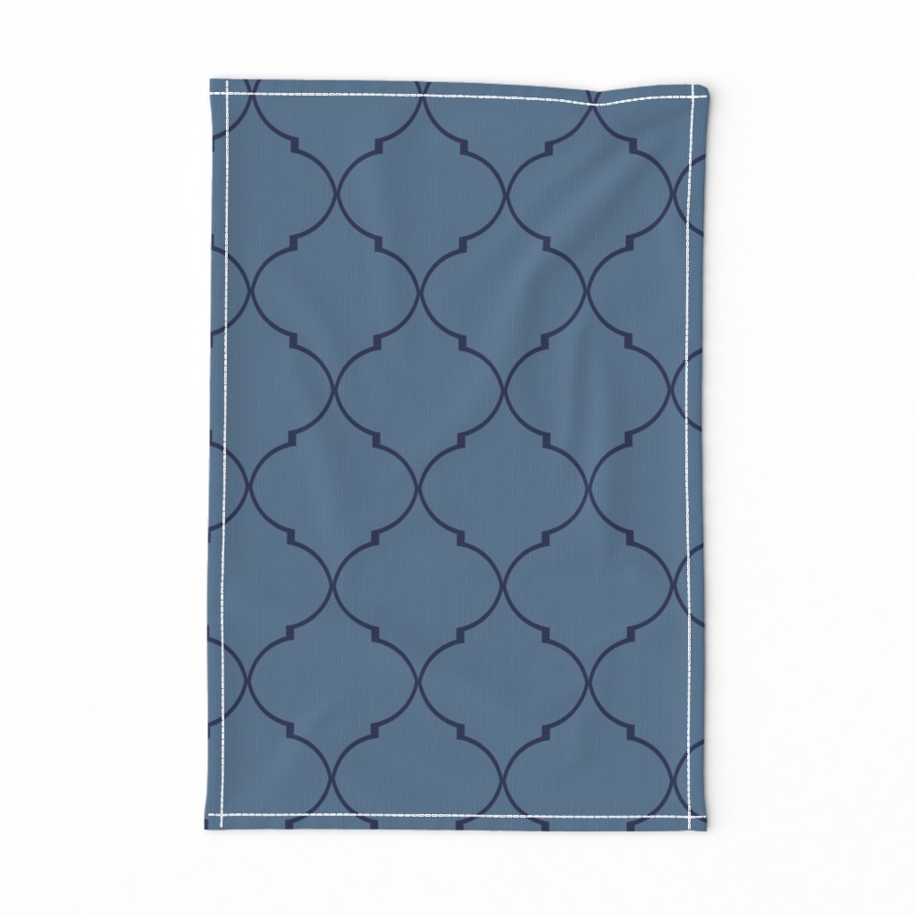 Kate Trellis in French Blue and Navy