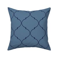 Kate Trellis in French Blue and Navy